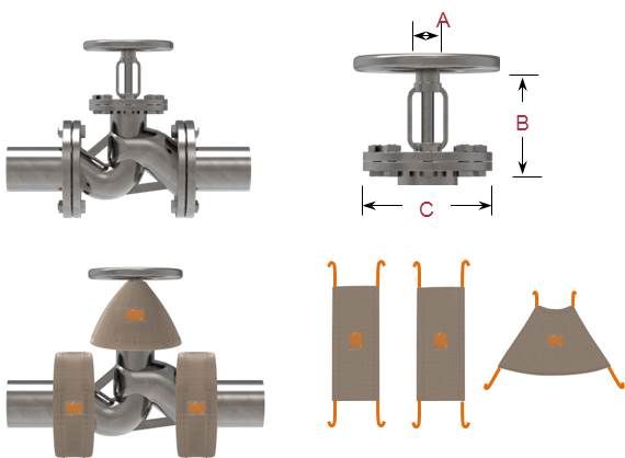 PTFE Globe Valve Guards