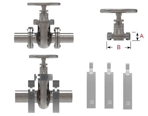Sureband Steel 3 Piece Valve Guards